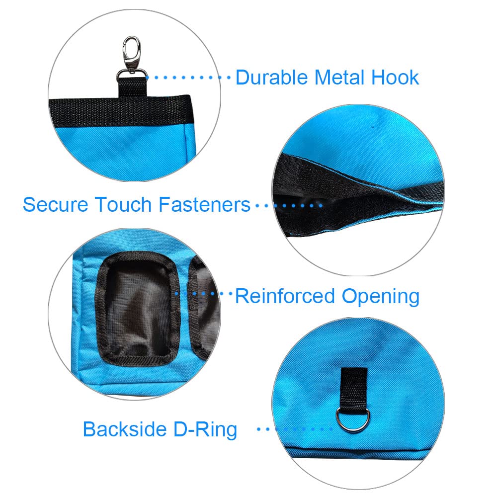 RIOUSSI heno colgante para conejos, mantiene la comida accesible y seca
