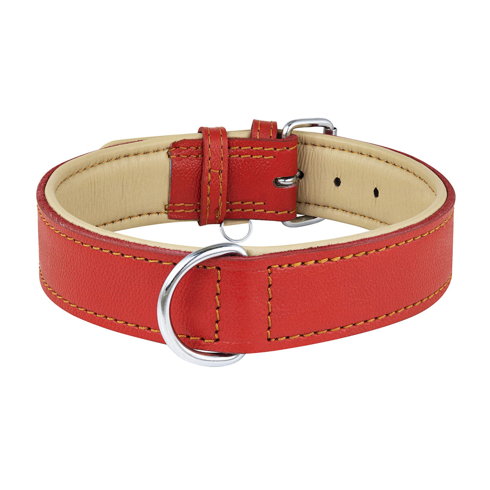 Riparo collar grande rojo, diseño duradero para razas grandes