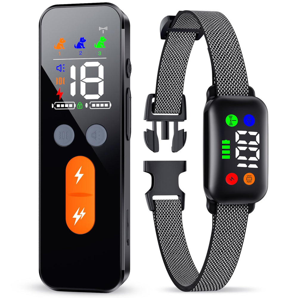 Riroga collar de entrenamiento con control remoto para obediencia.