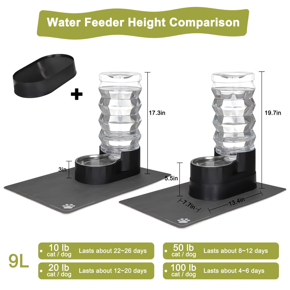 RIZZARI base elevada ajustable para beber cómodo.