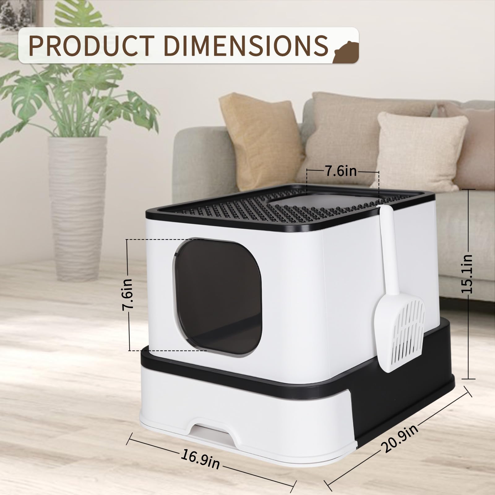 Caja anti-derrame de RIZZARI evita manchas y facilita la limpieza.