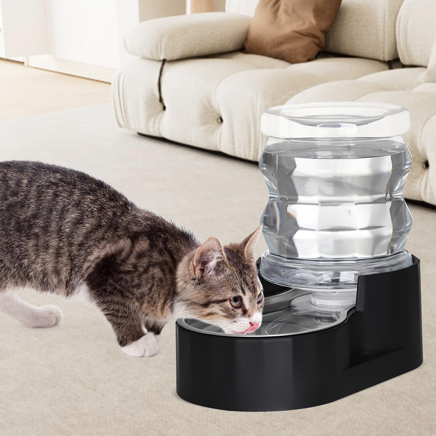 RIZZARI Dispensador de agua, diseño desmontable facilita limpieza profunda.