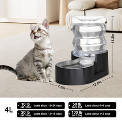 RIZZARI Dispensador de agua, vista de nivel visible para vigilar el consumo.