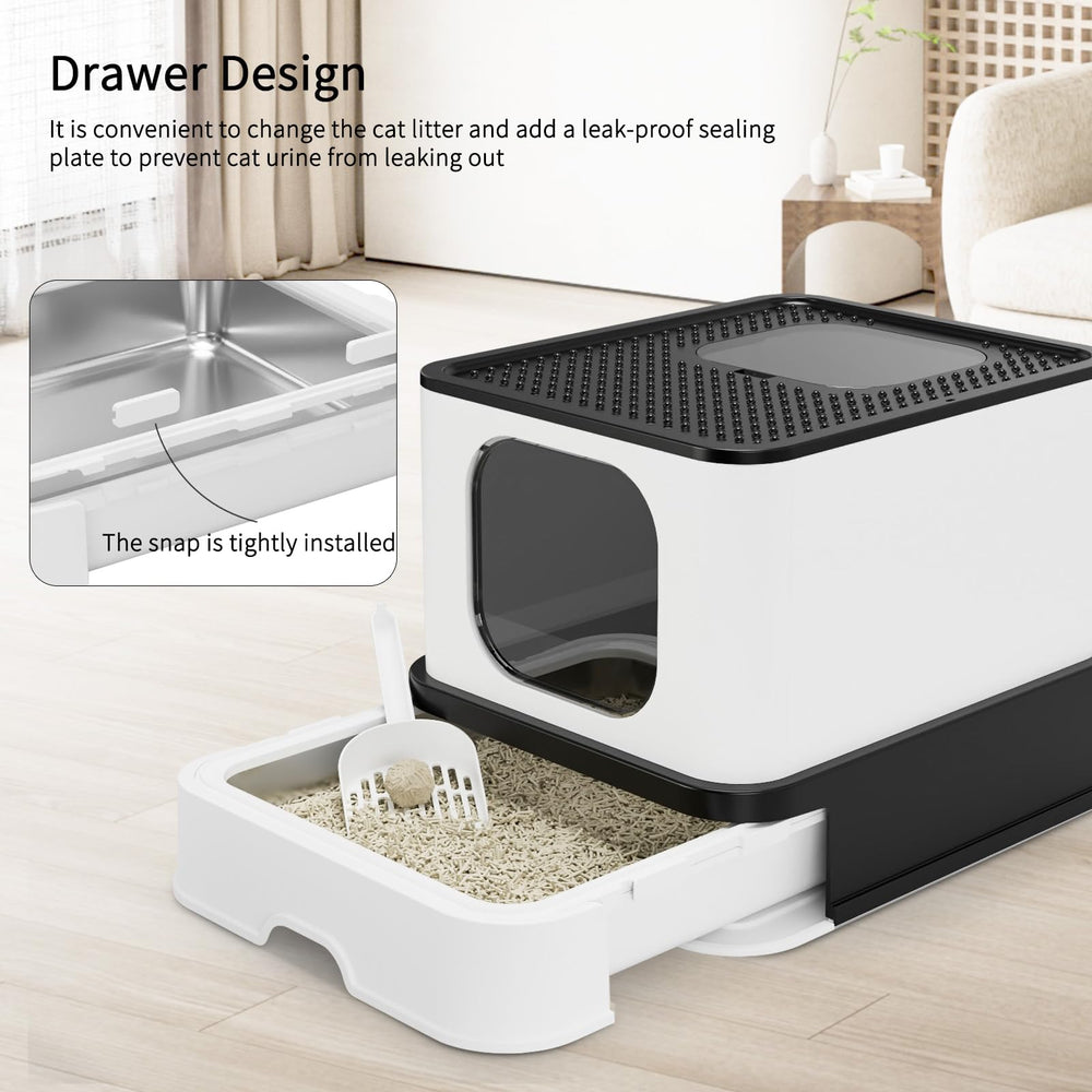 RIZZARI diseño interior amplio para gatos grandes o múltiples