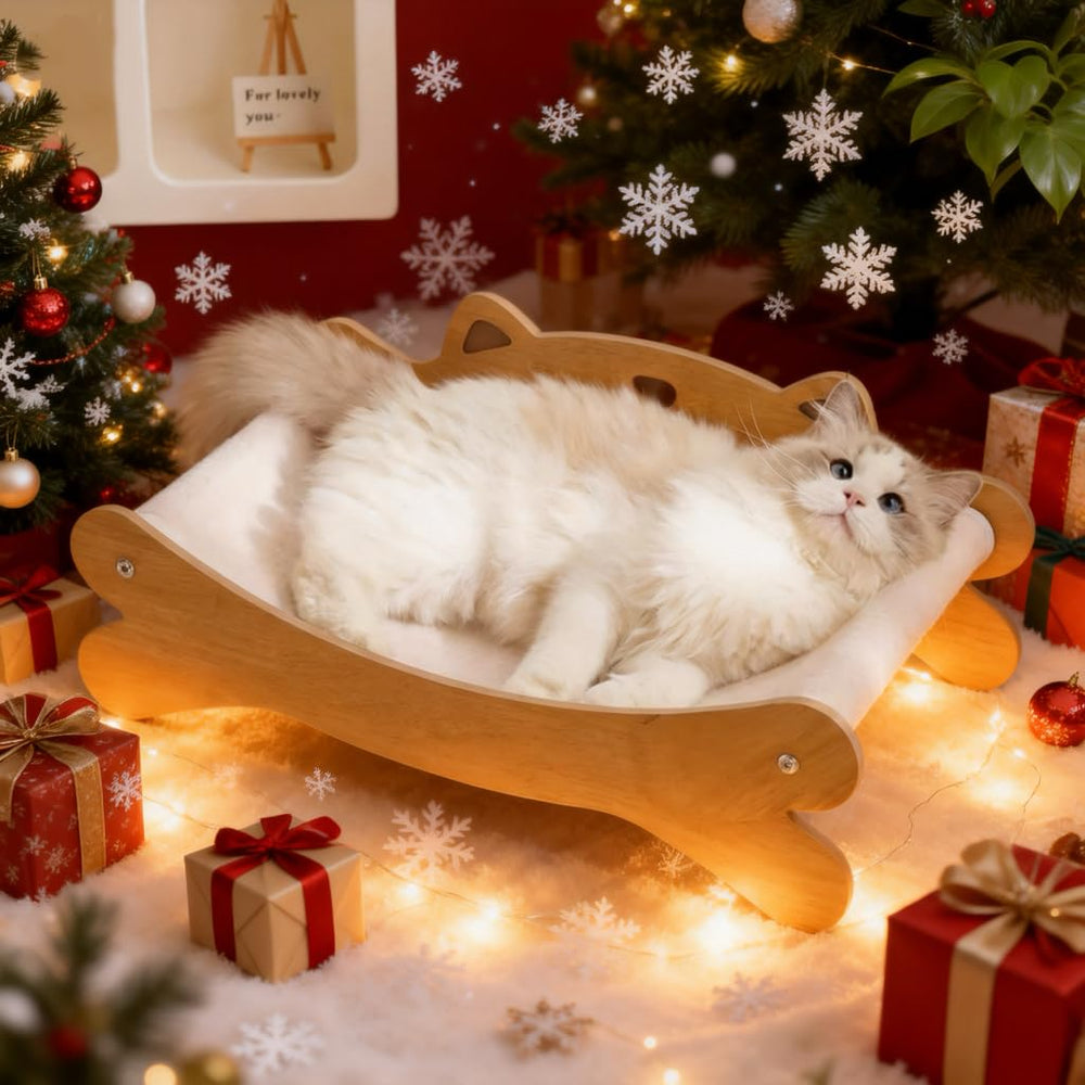 RizzQi hamaca-descanso-gatos, rincón cómodo para dormir y observar.
