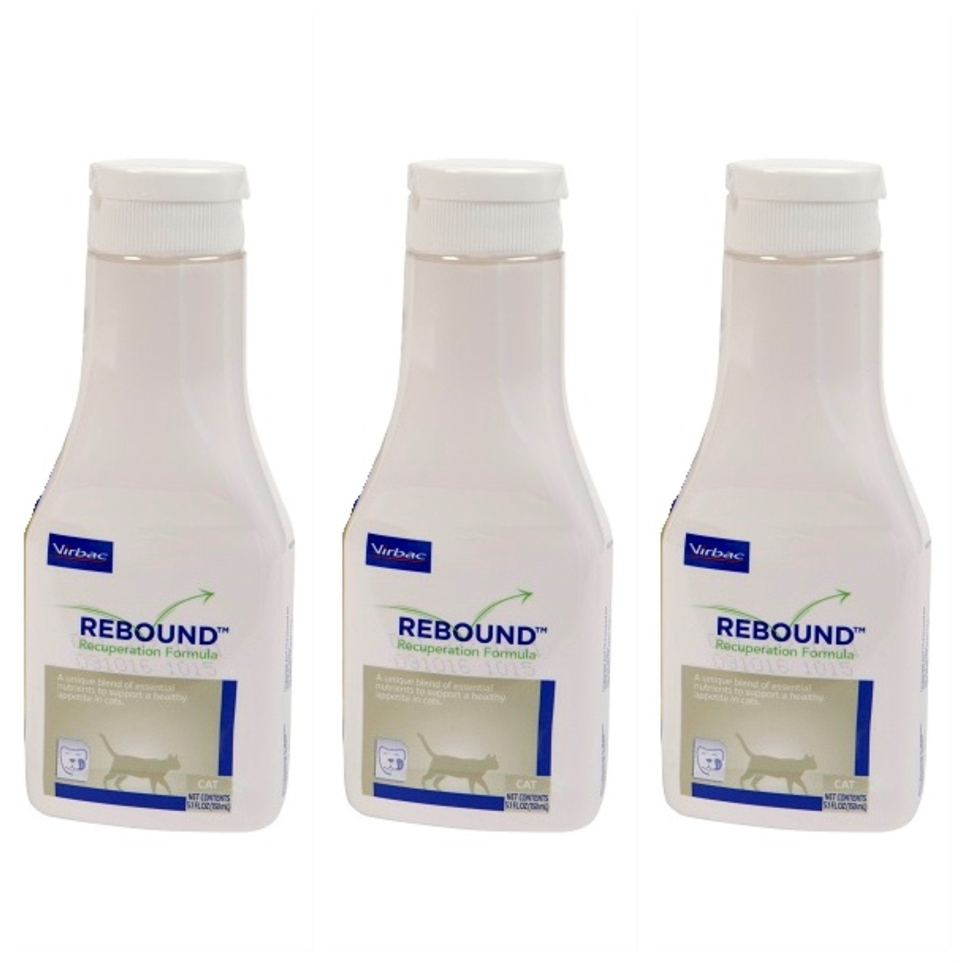 R-LAKE Rebound Recuperation Formula para Gatos en empaque de 3 unidades, apoyo continuo.
