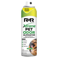 RMR Xtreme eliminador de olor en botella, listo para neutralizar olores domésticos.