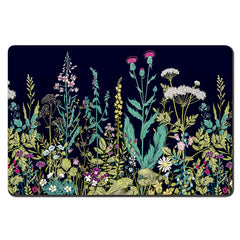 Rnivvi alfombrilla para alimentación de perro con diseño floral que mantiene limpia la zona de comer.