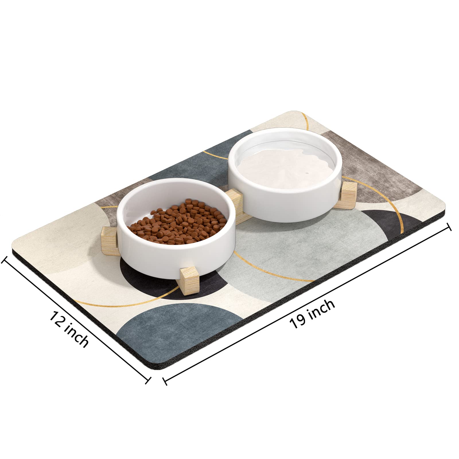 Rnivvi alfombrilla antideslizante base para comidas y bebidas