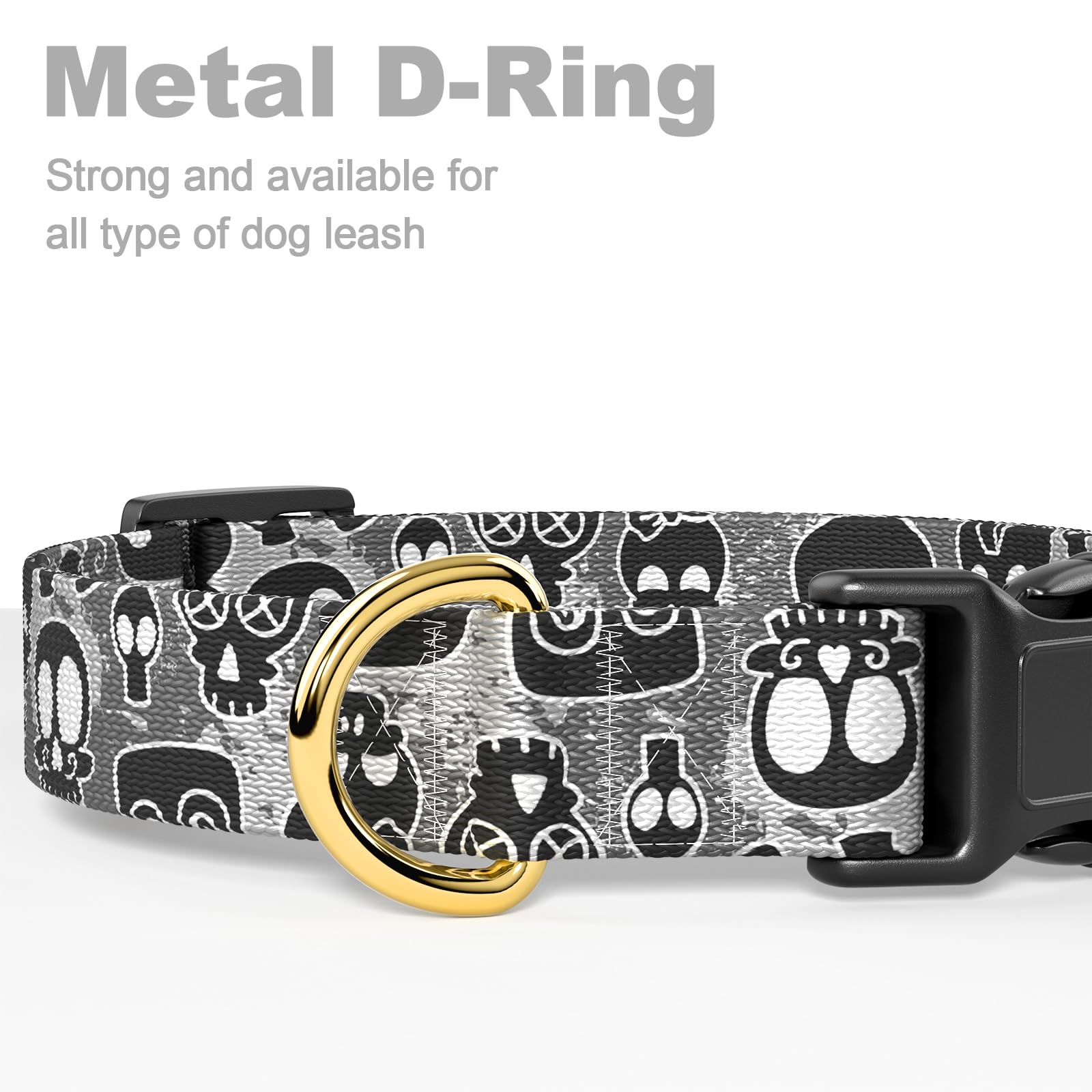 Rnivvi collar grande estilo leopardo, añade carácter a cada paseo.