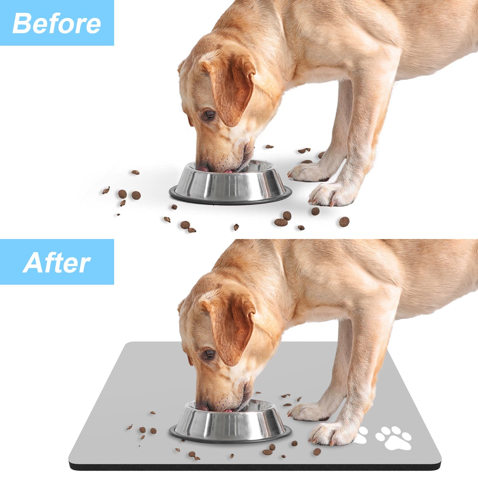Rnivvi mat versátil para perros y gatos, ideal para hora de alimentación.