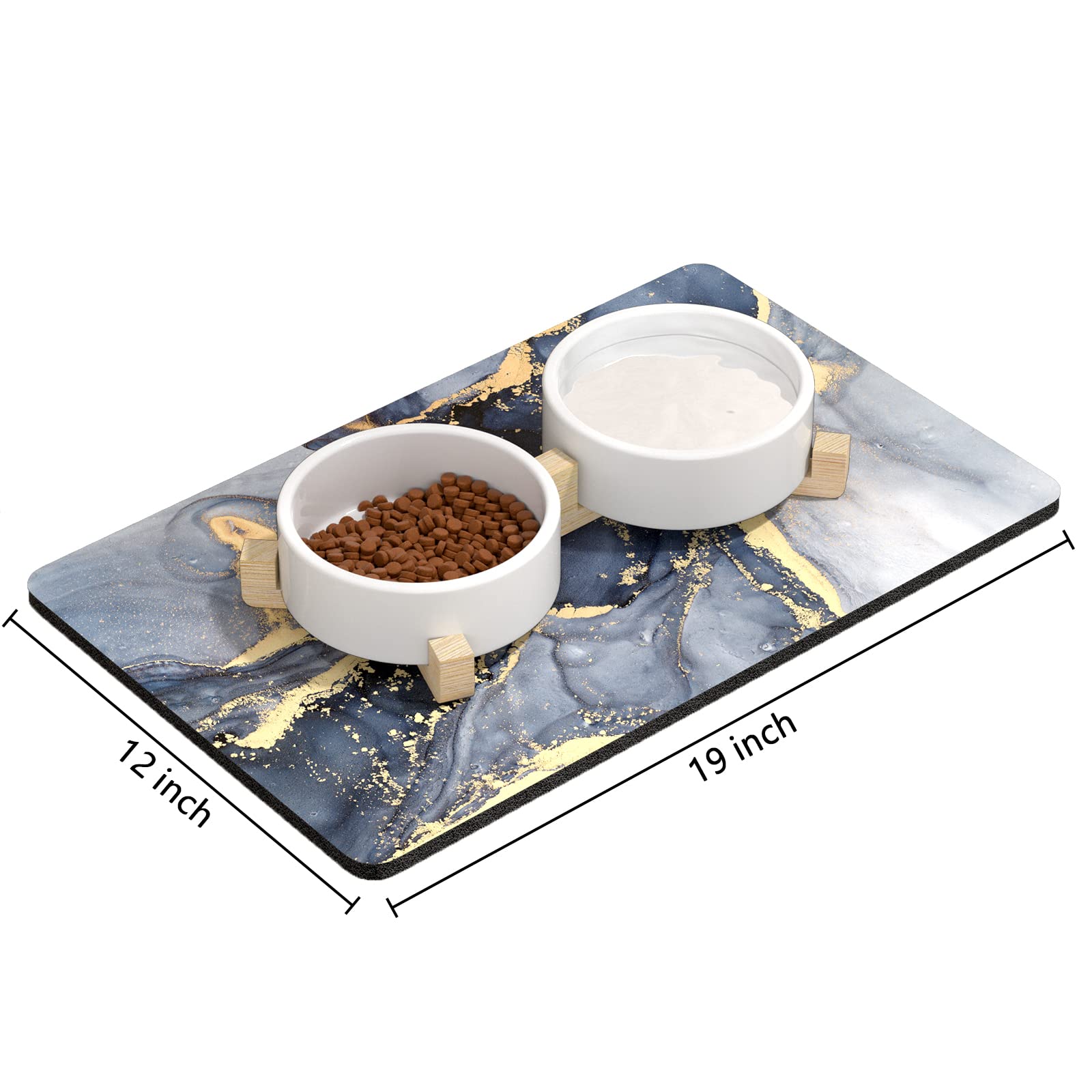 Rnivvi superficie absorbente de tacto suede, facilita limpiar líquidos y restos de comida.