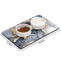 Rnivvi superficie absorbente de tacto suede, facilita limpiar líquidos y restos de comida.