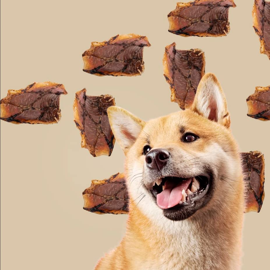 ROAM sin aditivos artificiales, masticables de avestruz para perros.