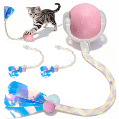 Rocfish Juguete Interactivo: bola de persecucion automatica para gatos que fomenta la actividad física