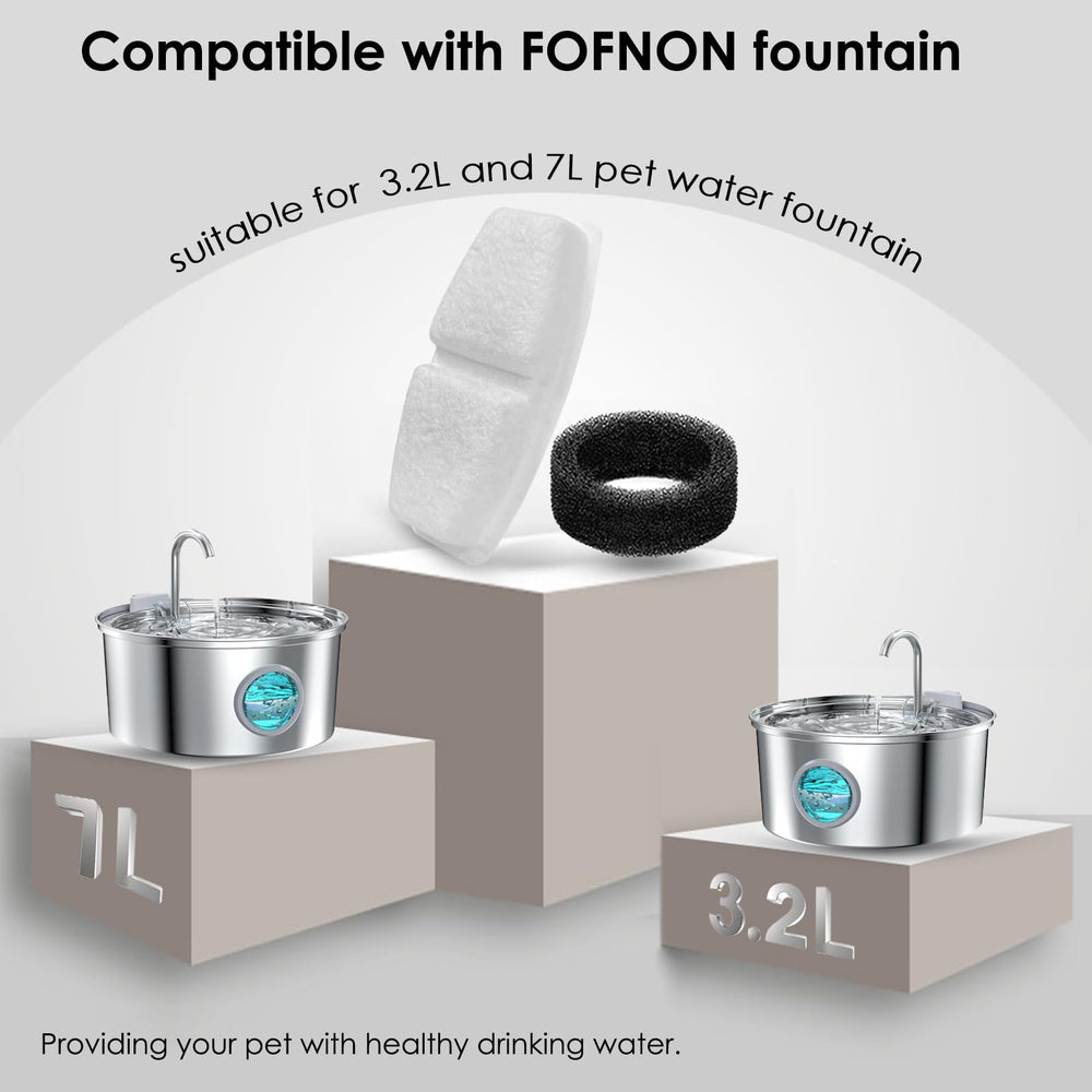 Conjunto ROCK BEARD 28 piezas: filtros y esponjas para agua limpia