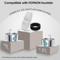Conjunto ROCK BEARD 28 piezas: filtros y esponjas para agua limpia