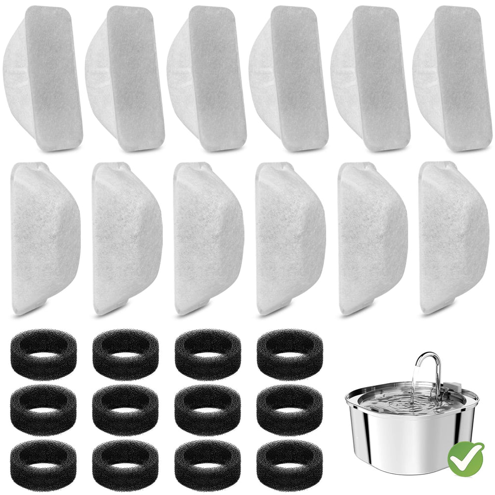 Rock Beard filtros para fuente de gatos 108oz, compatibilidad y filtración mejorada