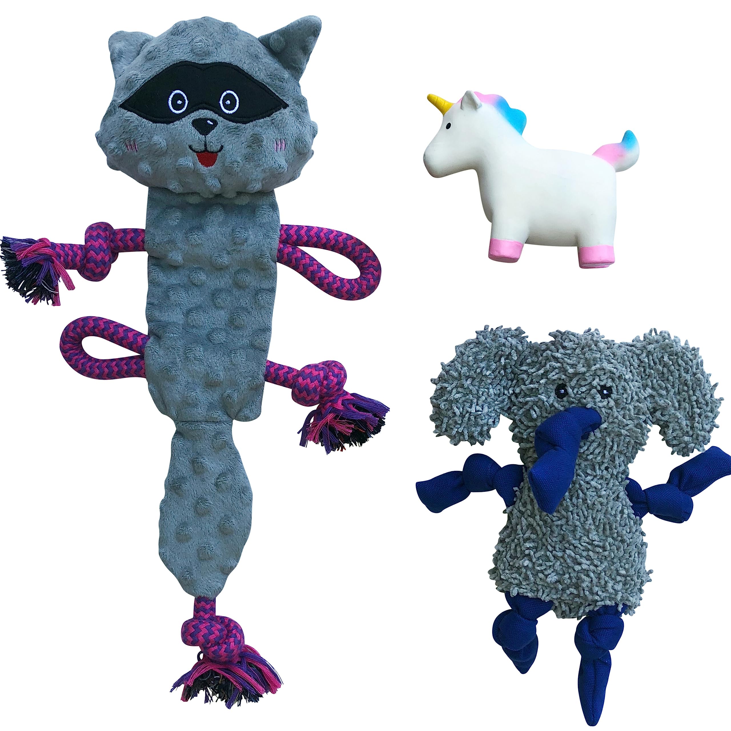 Rocket & Rex: conjunto de tres juguetes seguros para cachorros