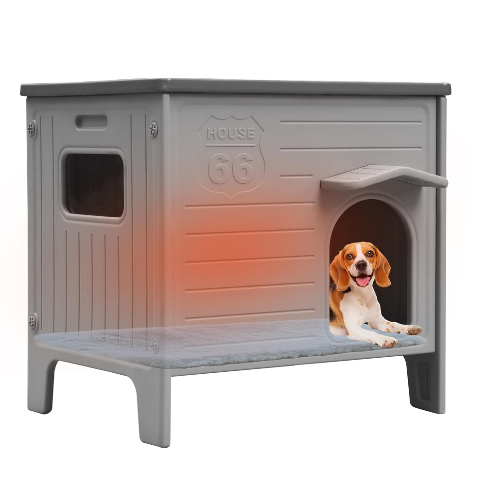 Rockever casa para perro, instalación rápida con instrucciones incluidas.