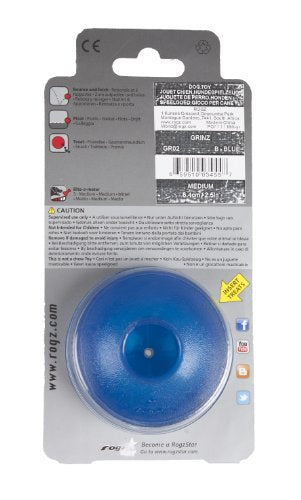 Pelota Rogz para perros pequeños y medianos, tamaño ideal.