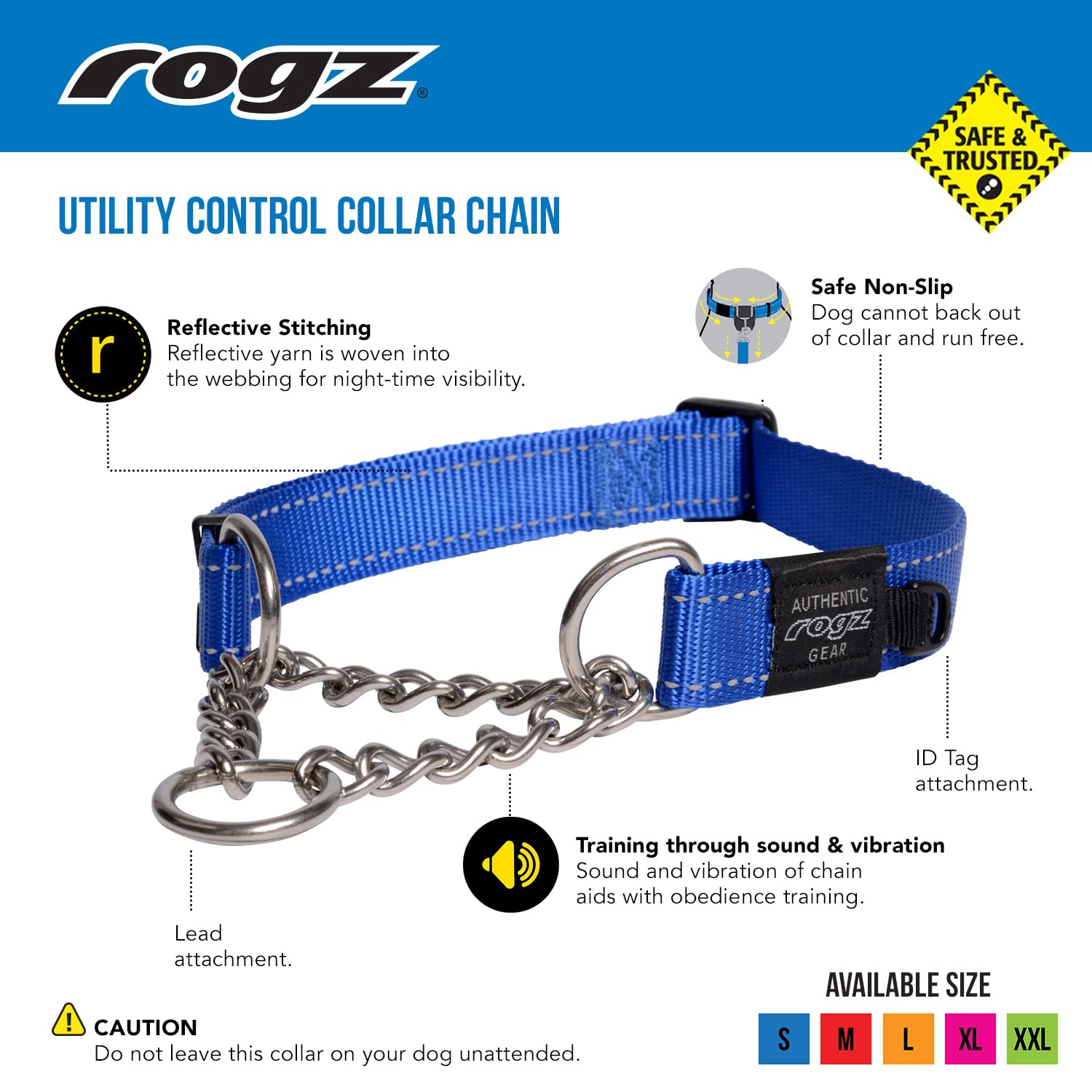 Rogz variedad de colores disponibles para expresar estilo y preferencia.