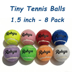 Rohyu bola tenis mini en colores vivos para localización fácil