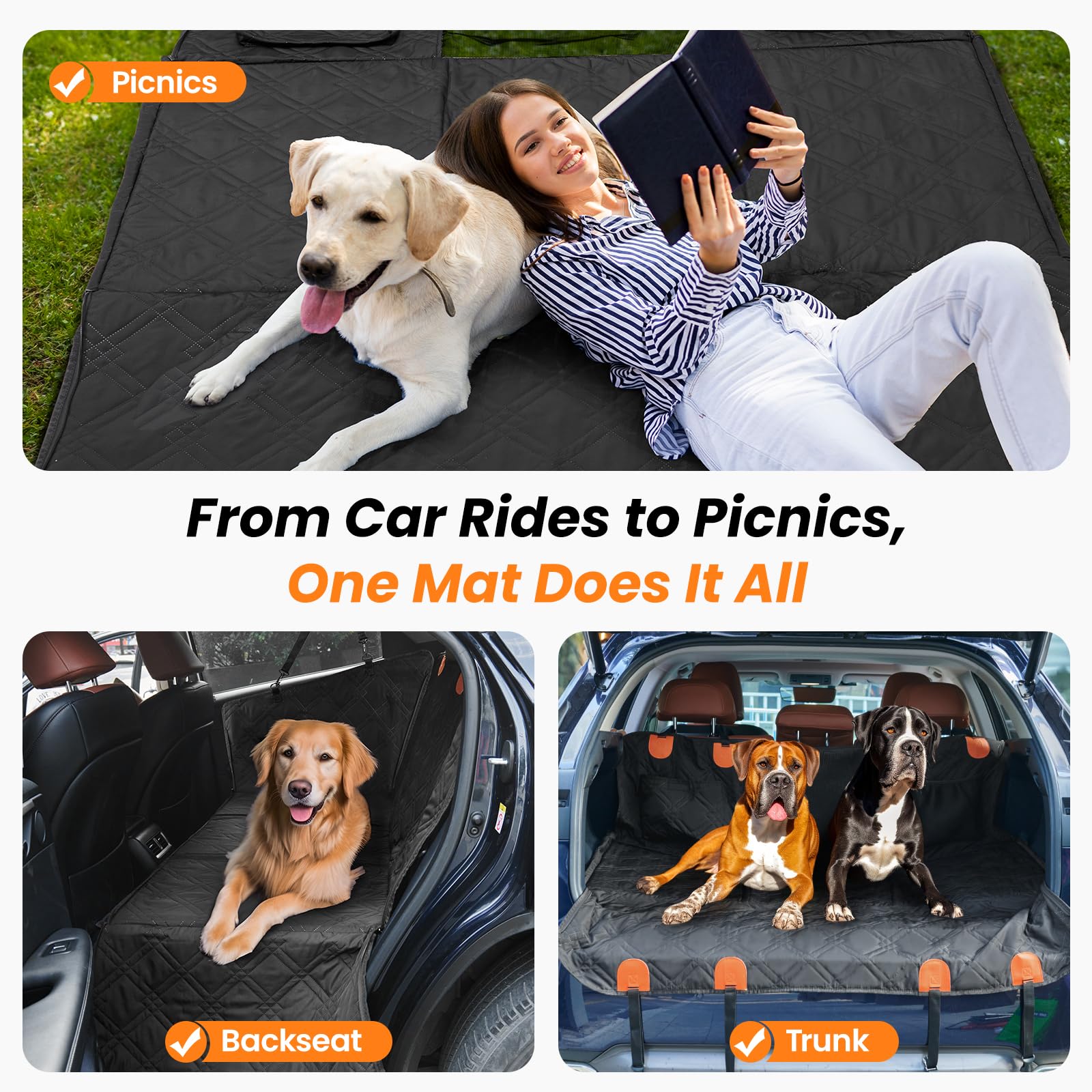 Roilpet dimensiones-amplias-vehiculos se adapta a la mayoría de coches.