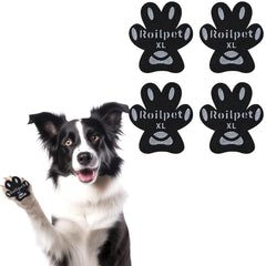 Protector Roilpet de patas anti-deslizante para mayor tracción en suelos resbaladizos.