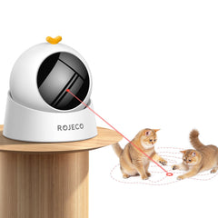 ROJECO Auto Laser Cat Toy: movimiento aleatorio para estimular al gato