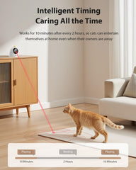 ROJECO Auto Laser Cat Toy silencioso para uso nocturno