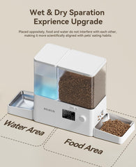 ROJECO bebederos-agua-dispensador-led, iluminación nocturna para revisar el agua.