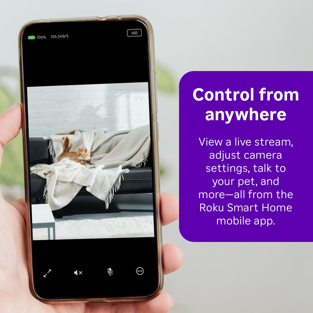 Roku Cámara detecta movimiento y sonido para alertas útiles en cualquier momento