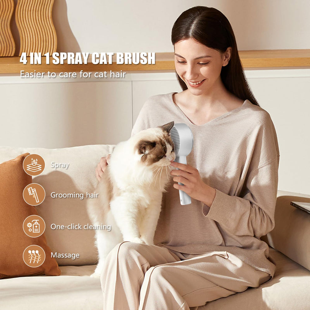 Rolemon Cloud Care cepillo para gato de pelo largo llega al subpelo y reduce enredos.