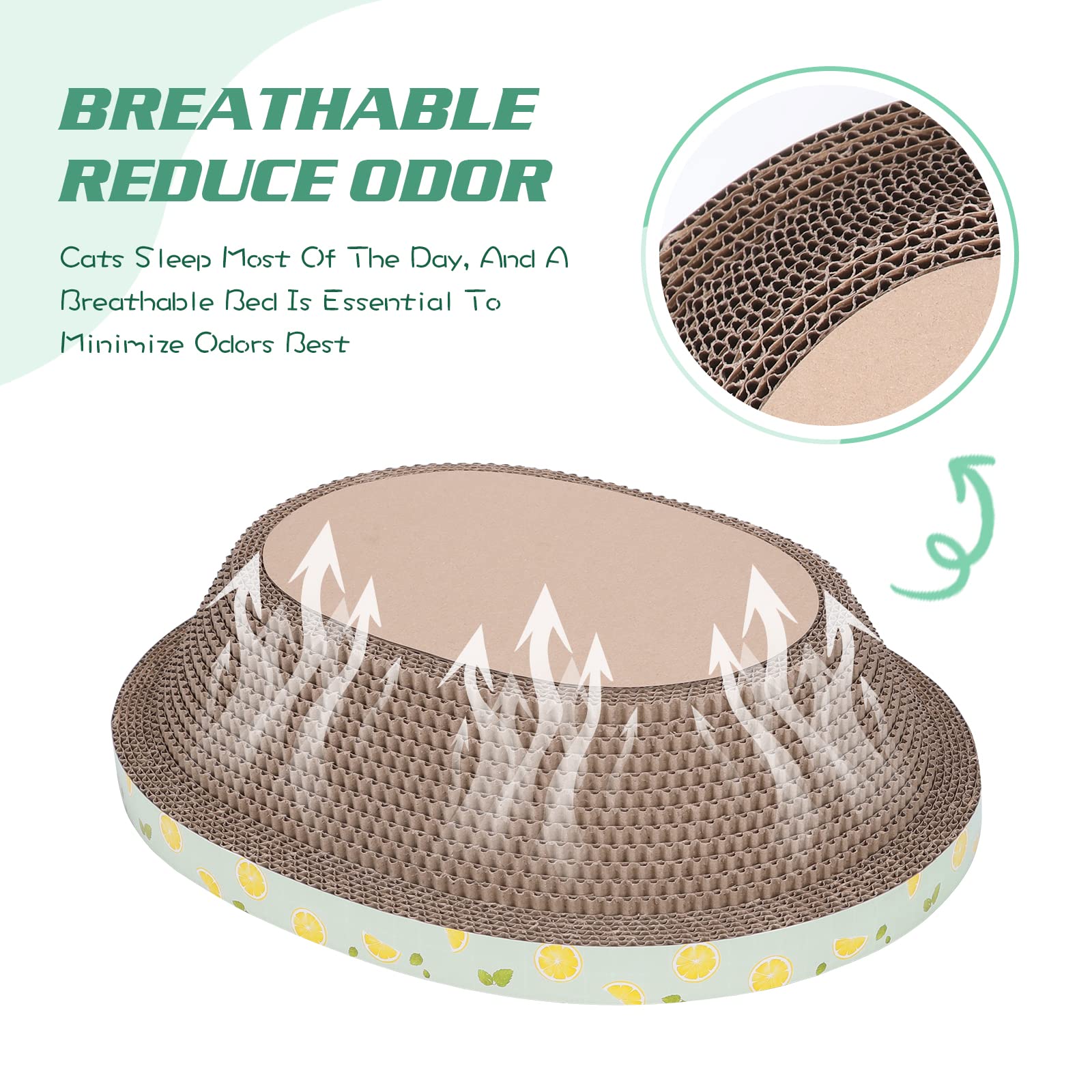 ROMOHOM base rascadora para gato, resistente para juego diario en interiores.