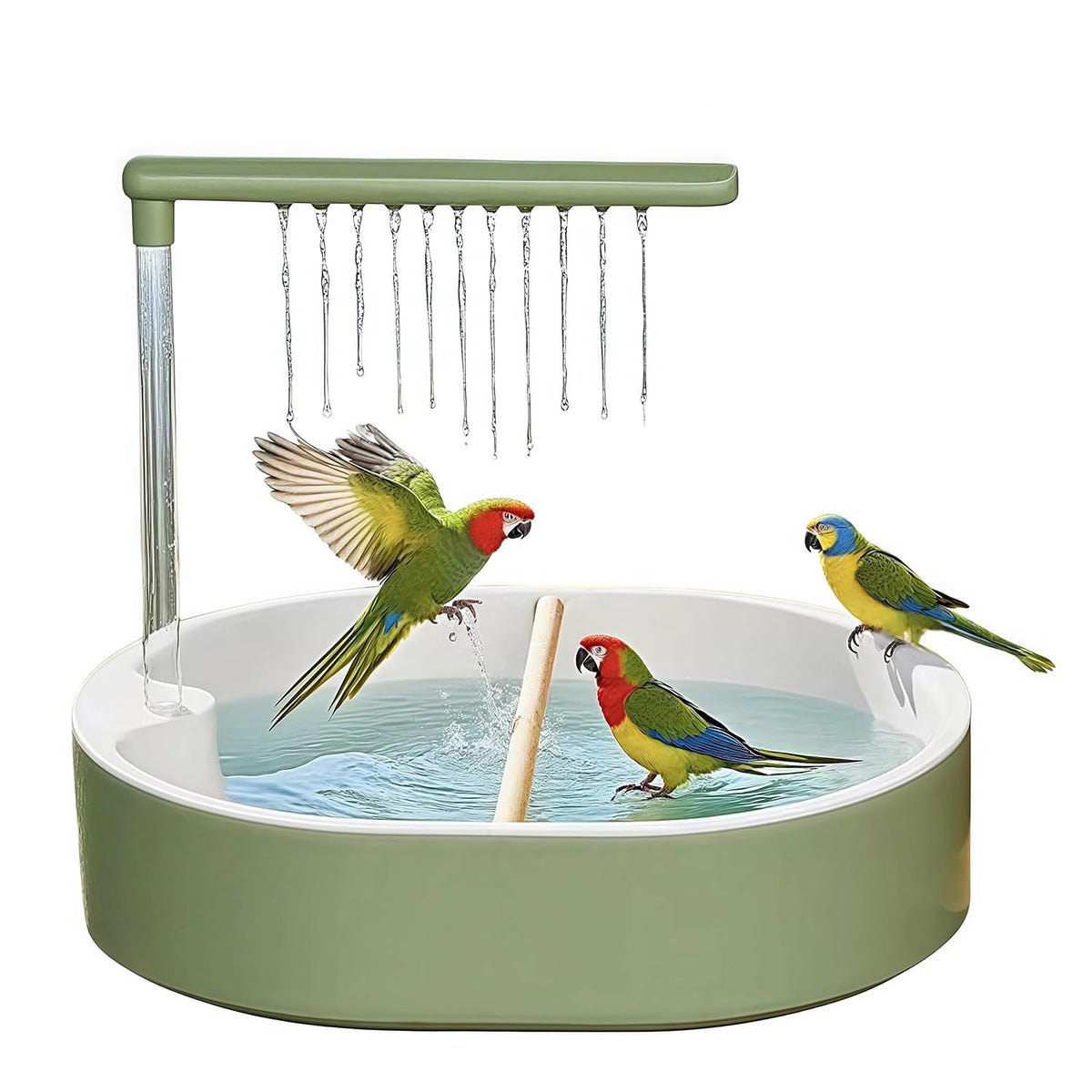 ROOJUNE bebedero-aves-bomba-silenciosa-5v para baño cómodo y tranquilo