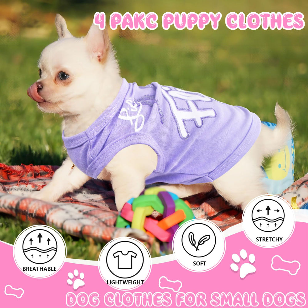 Camiseta ajuste cuello y barriga para perros pequeños, rosa, ideal para chihuahua teacup