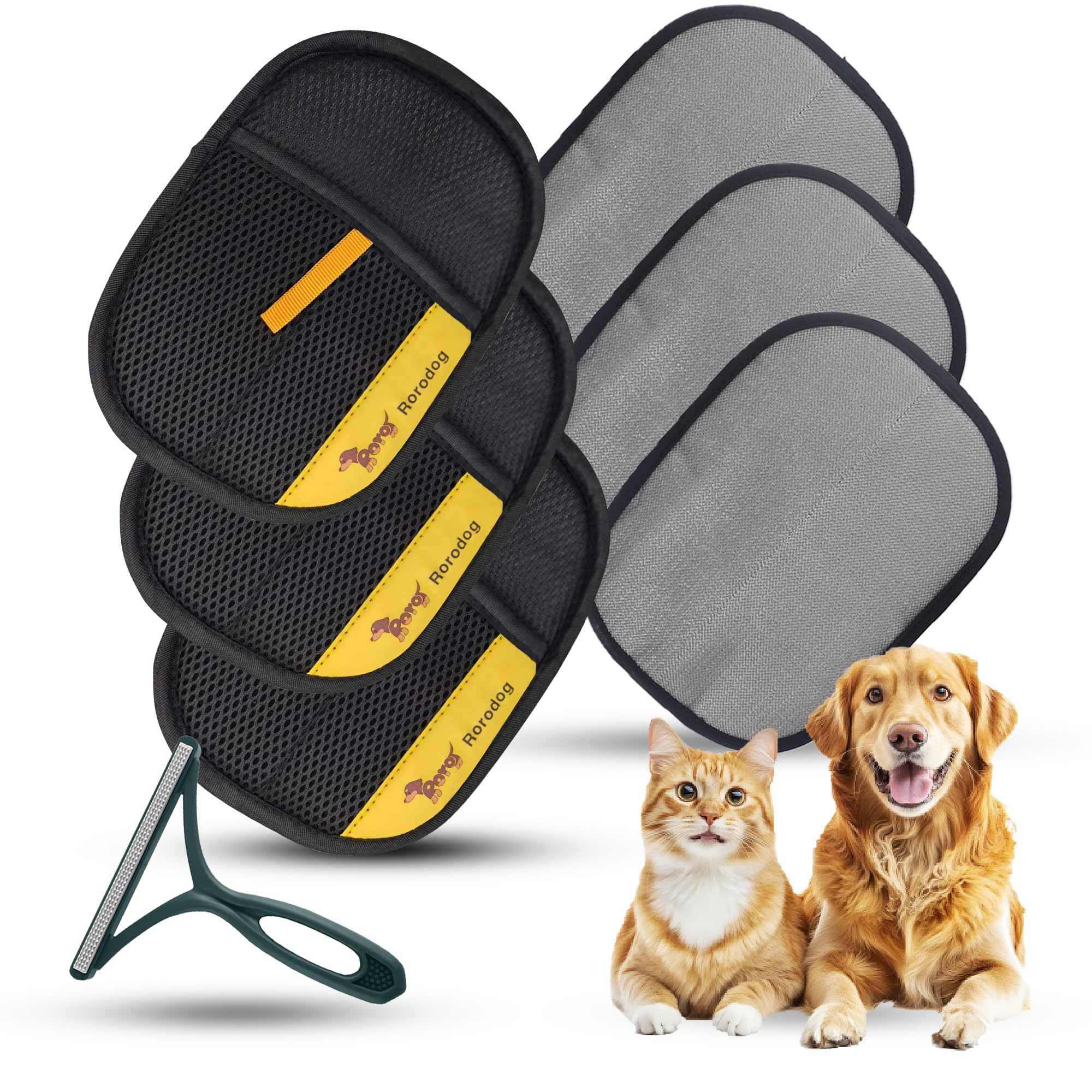 Rorodog: guantes quita pelo en ropa, práctica para prendas limpias