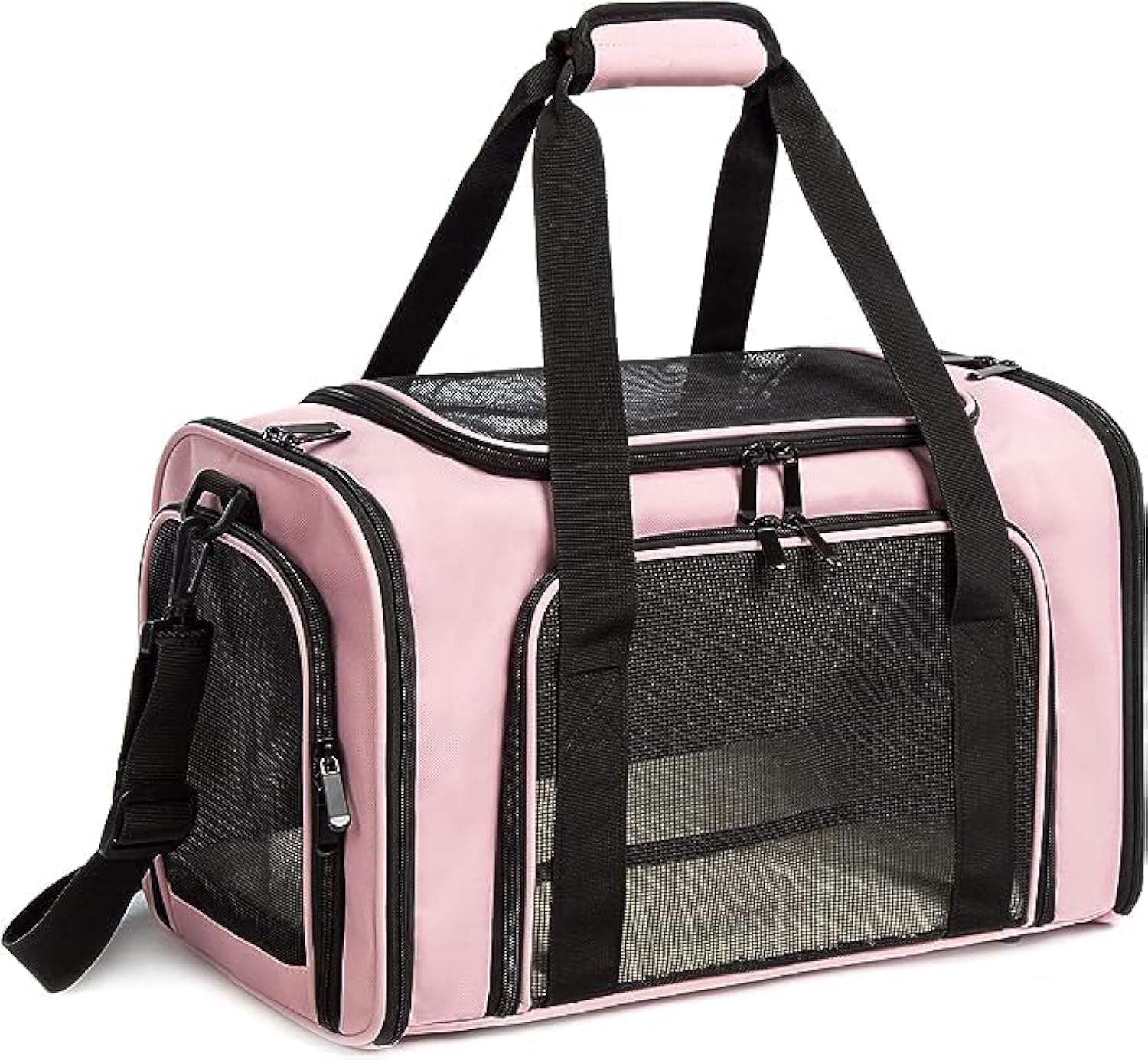 ROSEBB transportín rosado frontal para mascotas, comodidad y seguridad en cada viaje