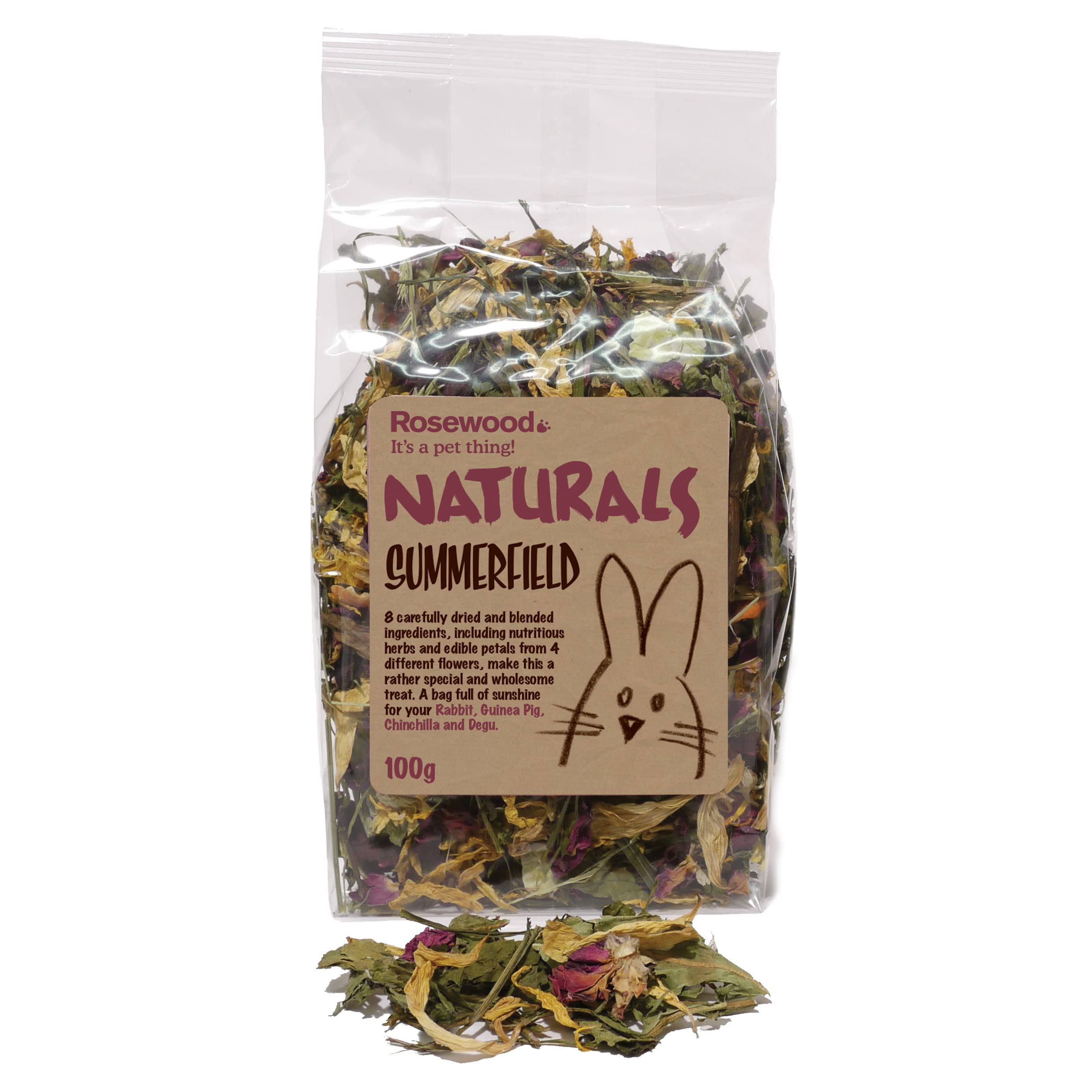 Rosewood Summerfield 100 g: bolsa, ideal para premiar a roedores.