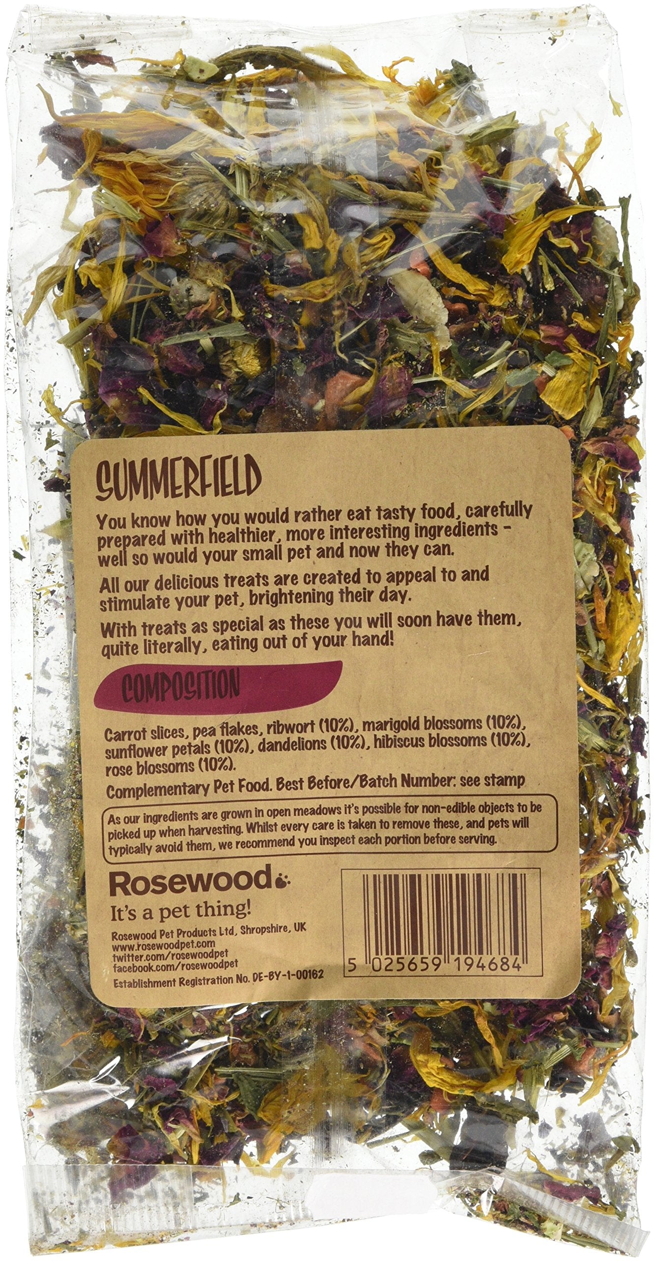 Rosewood Summerfield 100 g: trozos y texturas que estimulan la masticación.