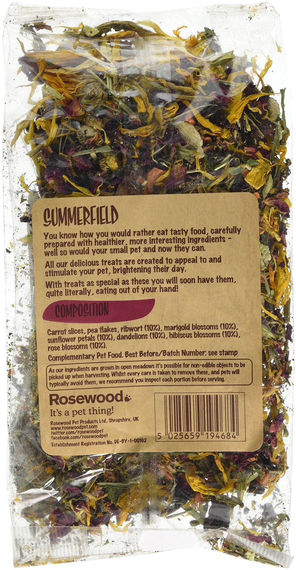 Rosewood Summerfield 100 g: trozos y texturas que estimulan la masticación.