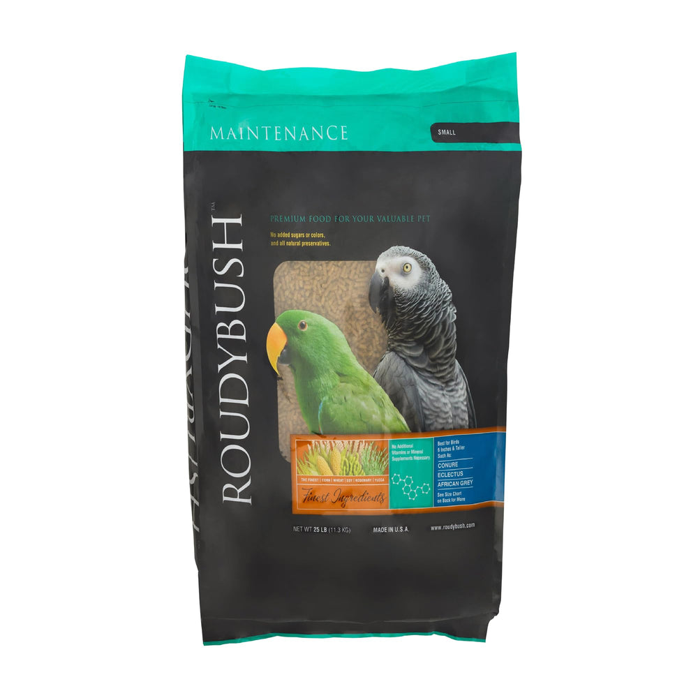 RoudyBush alimento diario para aves, bolitas pequeñas listas para comer.