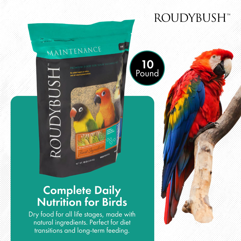 Roudybush Mantenimiento Diario, envase de 10 libras, almacenamiento cómodo