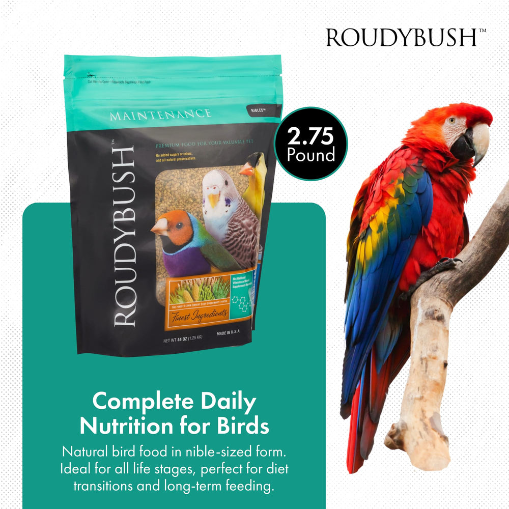 RoudyBush alimento diario mantenimiento aves, visual alimento-diario-mantenimiento-aves, versión de 44 onzas para uso diario
