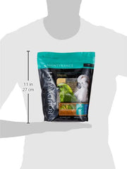Roudybush Alimento Diario de Mantenimiento, envase compacto facilita la alimentación de aves pequeñas.