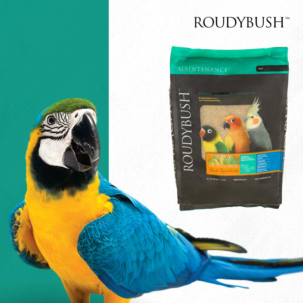 RoudyBush envase duradero de 25 libras para almacenamiento sencillo.