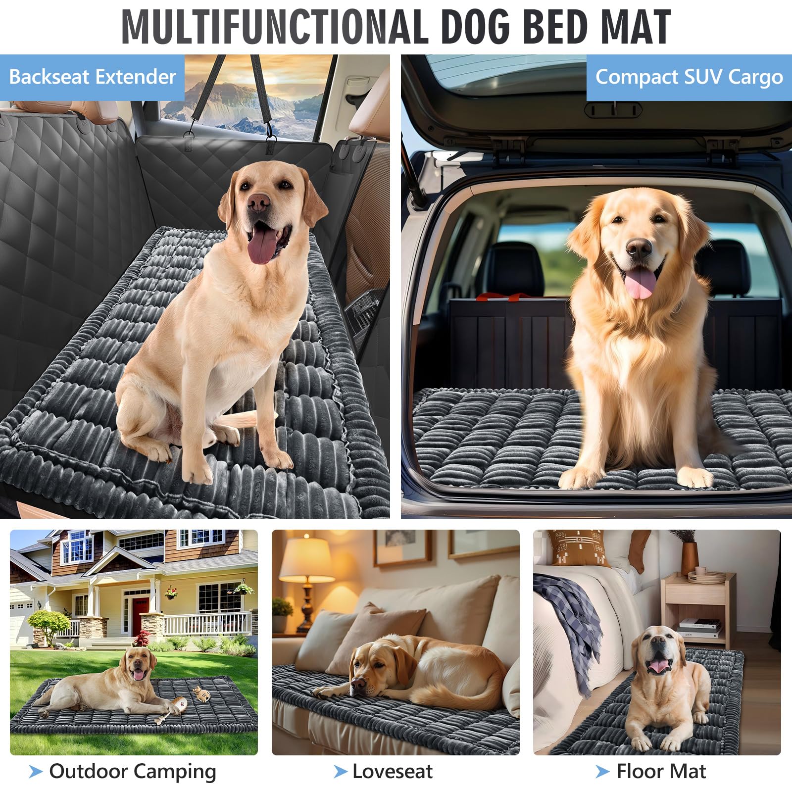 ROUWINNE cama se expande tras desempaque y ofrece relleno esponjoso.
