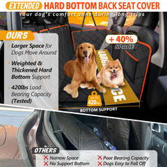 ROUWINNE cubierta de asiento trasero impermeable protege tapicería y facilita limpieza