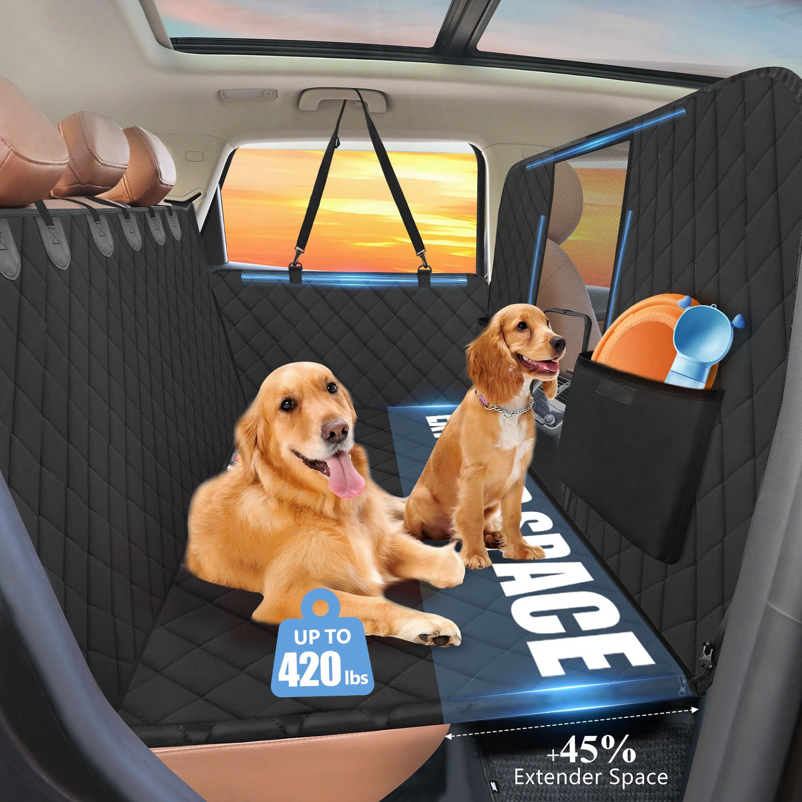 ROUWINNE protección de bordes y puertas durante viajes en coche